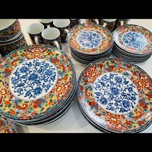Stunning Imari Edo china set